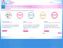 Tablet Screenshot of inlifeco.com
